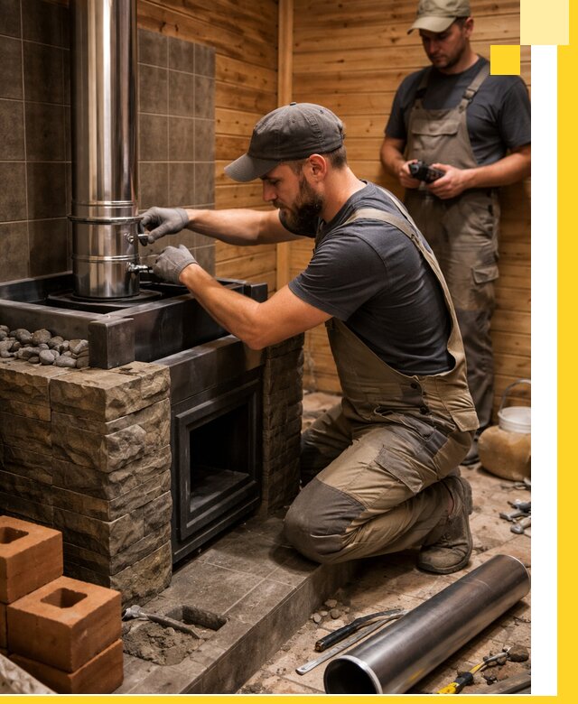 Изготовление и установка банных печей под ключ в Кашире