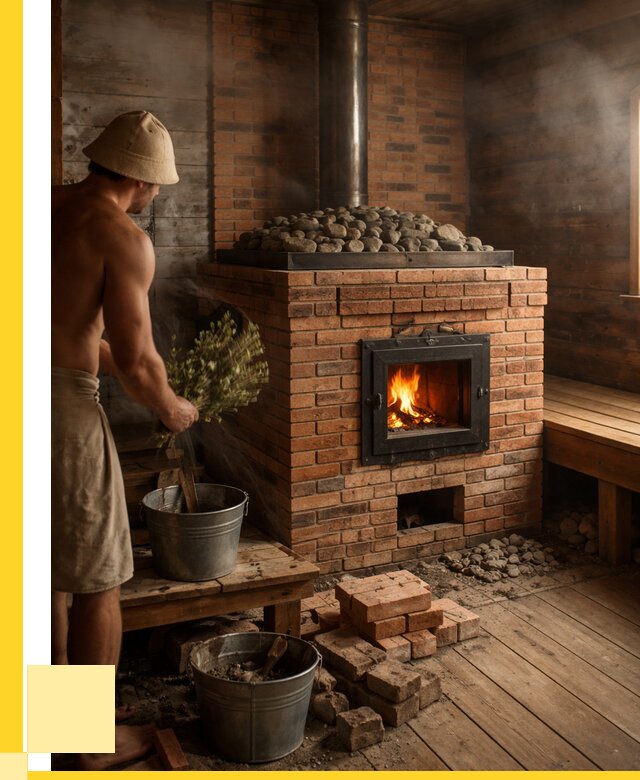 Кирпичные банные печи в Кашире от 93726 р. | ЭриданКшр
