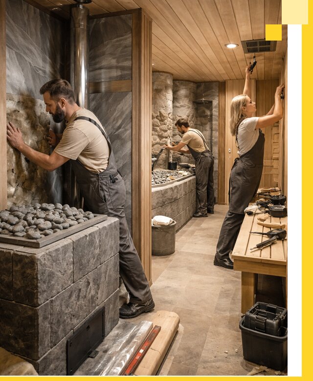 Строительство бань и SPA процедур в Кашире под ключ и отделкой