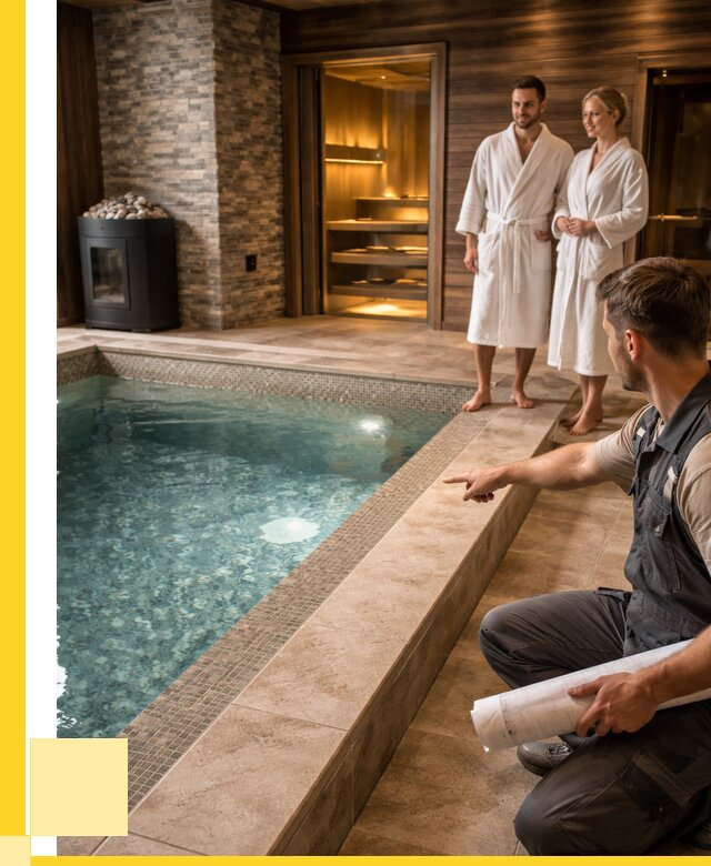 Проект бани с бассейном под ключ в Кашире от 67691 р. | ЭриданКшр