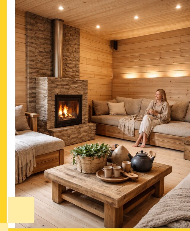 Проект бани с комнатой отдыха в Кашире от 36449 р. | ЭриданКшр