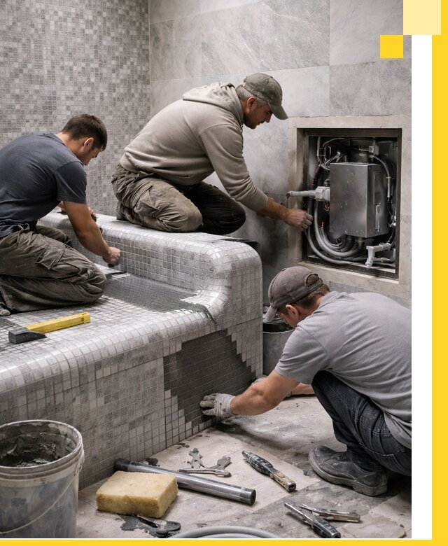 Проекты хамамов под ключ в Кашире и дизайн и строительство