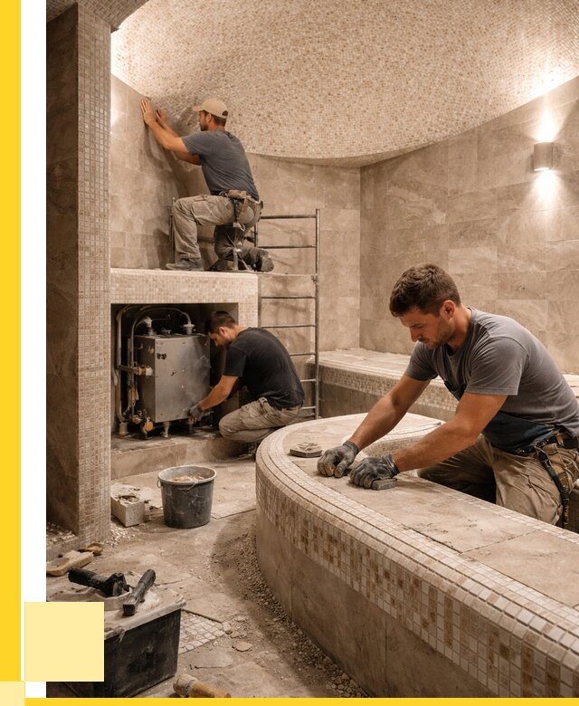 Монтаж хамамов под ключ в Кашире от 260350 р. ЭриданКшр