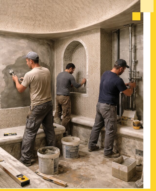 Профессиональный монтаж хамамов под ключ в Кашире с гарантией