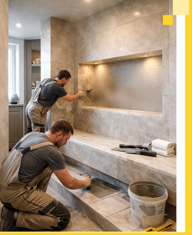 Профессиональное строительство хамама в квартире в Кашире