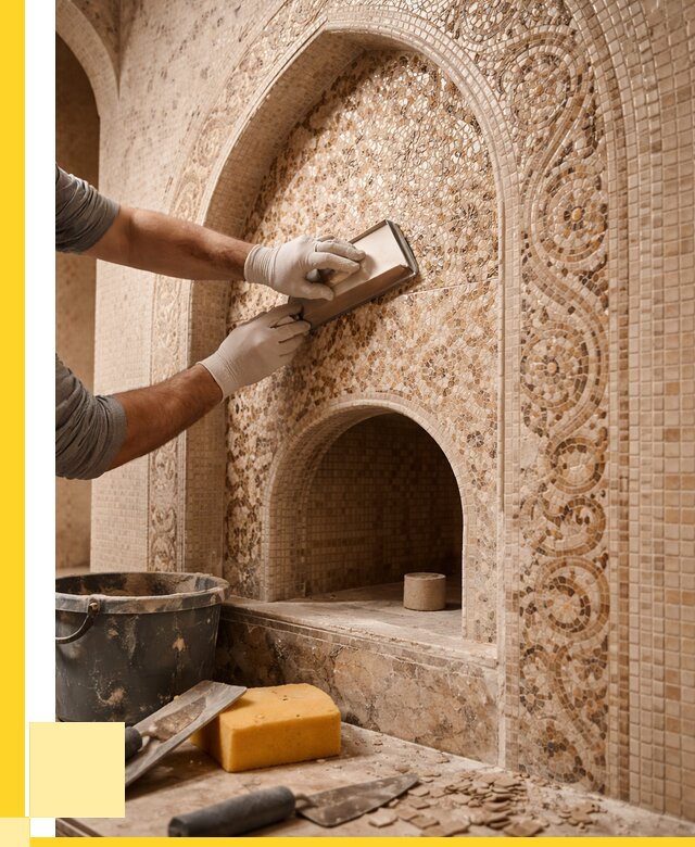 Мозаика для хамама в Кашире под ключ от 5207 р. | ЭриданКшр