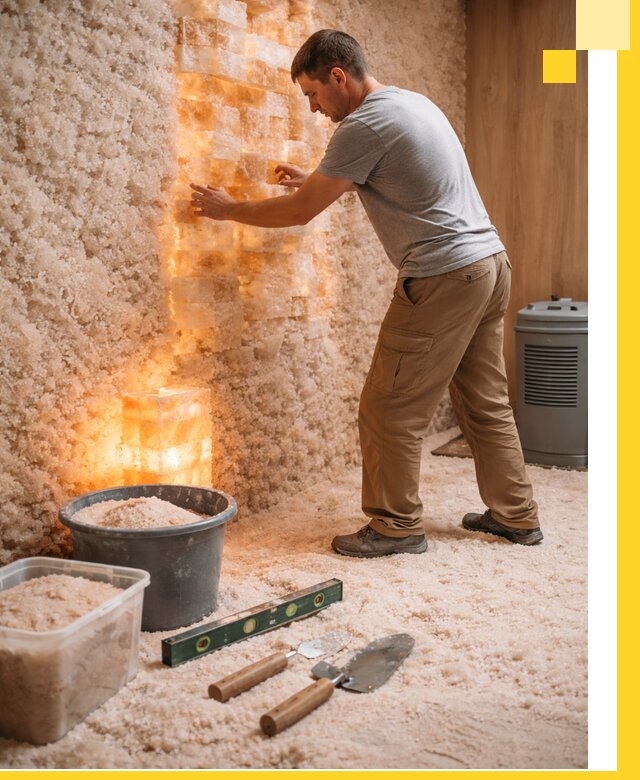 Проектирование и монтаж соляных комнат в Кашире под ключ